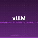 vLLM（ブイエルエルエム）とは？読み方・PagedAttentionでLLM推論を24倍高速化するOSS推論エンジンの仕組み・使い方・TGIとの違いを完全解説